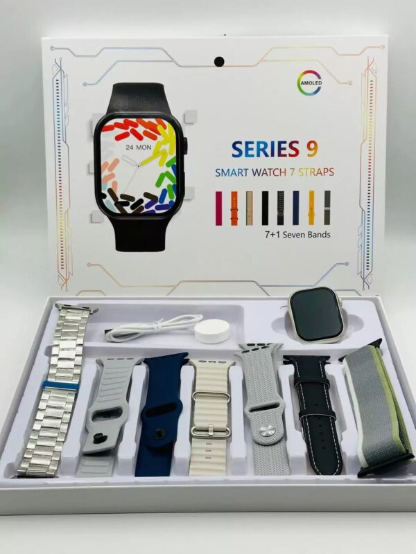 K50 Max Series 9 Smart Watch 7 Straps - Image 2